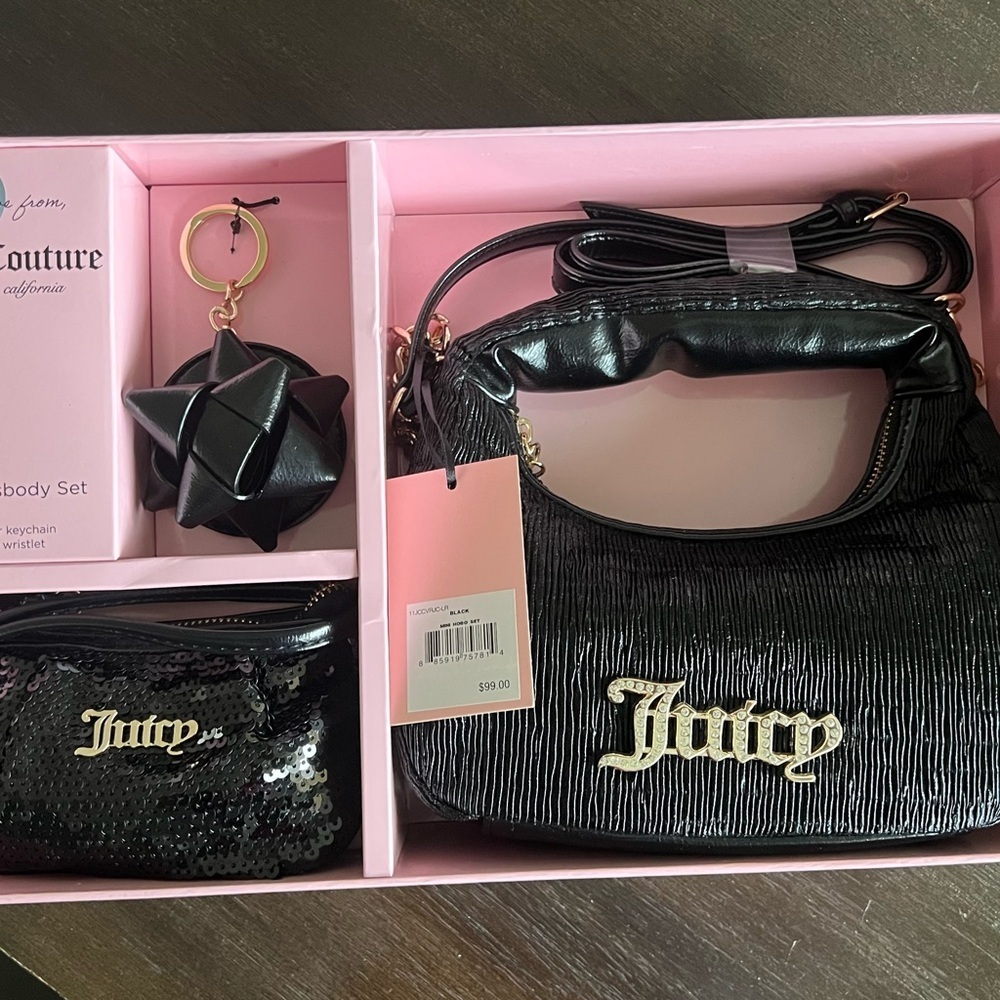 Juicy Couture purse bundle set 3 Juicy Couture  purses  set plus mini bag NWT - Picture 8 of 14